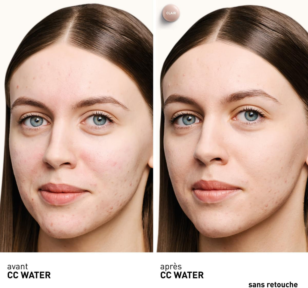 - Crème Teintée CC Water À La Centella Asiatica - Soin Visage Perfecteur De Peau Avec Acide Hyaluronique - Texture Gel Ultra Légère Et Fraîche - Soin Cosmétique Coréen