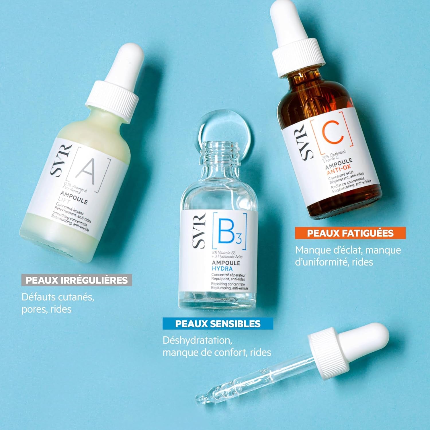 – Ampoule [C] Anti-Ox – Sérum Éclat Antioxydant – Illumine, Lisse Et Unifie Le Teint – Pour Peaux Ternes Et Fatiguées – Vitamine C Optimisée 20%, Acide Hyaluronique – 30 Ml