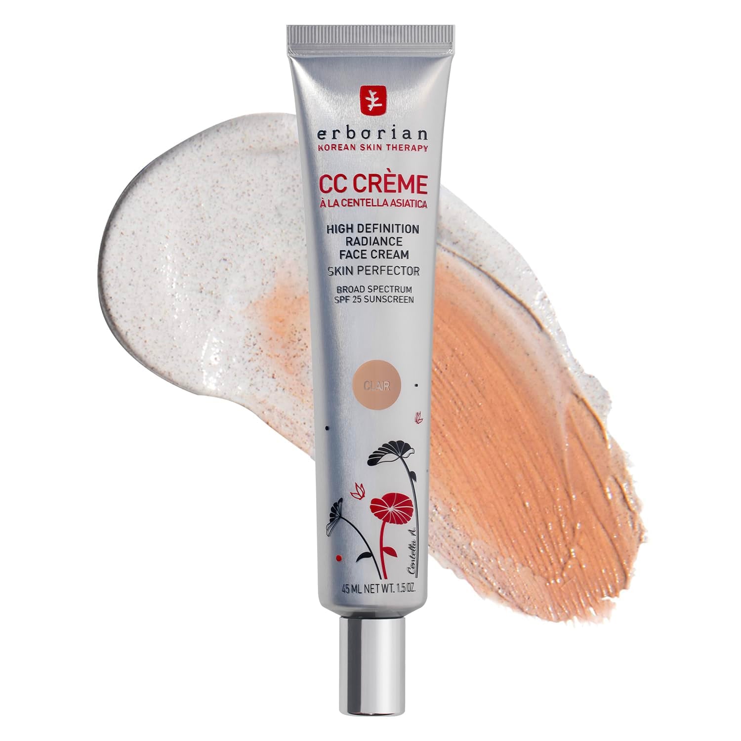 CC Cream Color Correcting SPF 25, Tone-Evening Korean Skincare Makeup Hybrid, Moisturizes, Lightweight, Blurs Skin, Natural, Luminous Finish