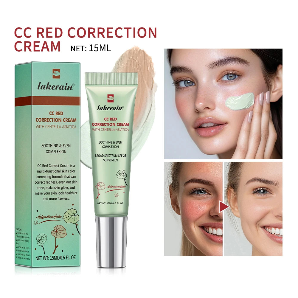 Moisturizing Correcting CC Cream Waterproof Anti-Sweat Makeup before Concealer Lasting Women Makeup Protect Skin Erborian Make