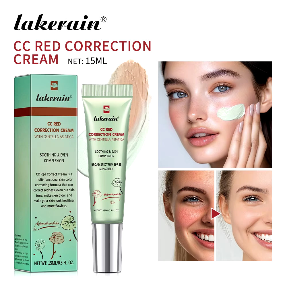 Moisturizing Correcting CC Cream Waterproof Anti-Sweat Makeup before Concealer Lasting Women Makeup Protect Skin Erborian Make