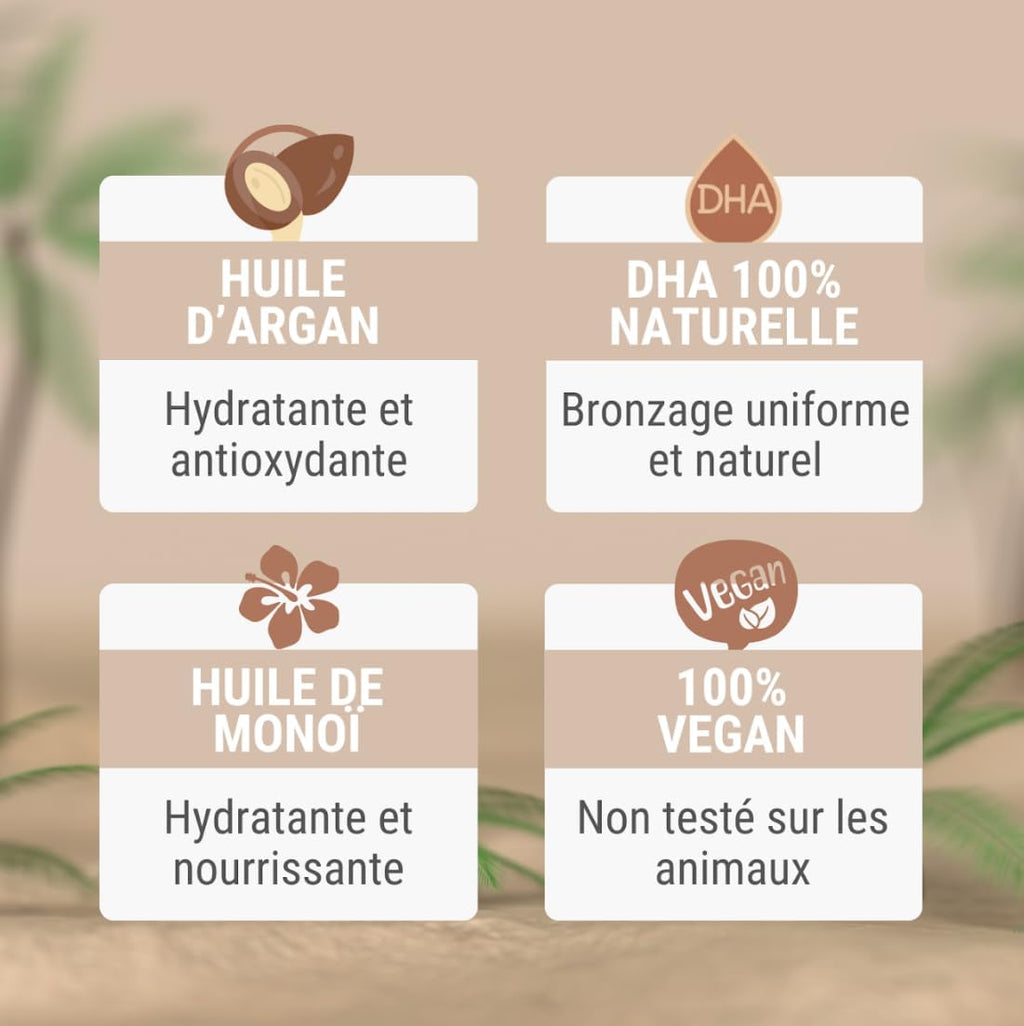 | Hydramilk Soin Hydratant Illuminateur - 150Ml | Hâle Naturel Et Peau Sublimée | Huile D'Argan, Monoï, Pro-Vitamine B5