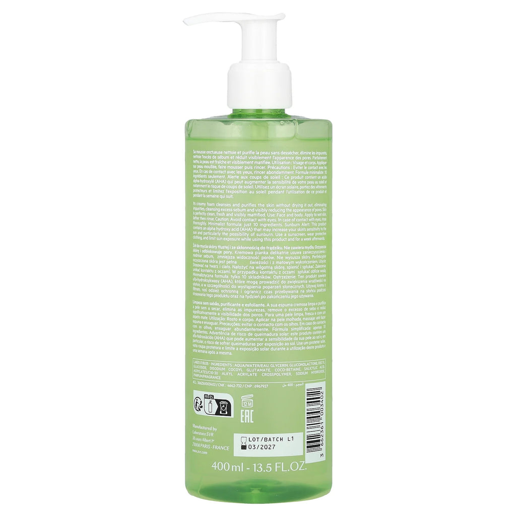 Sebiaclear Soap-Free Cleanser, 13.5 Fl Oz (400 Ml)