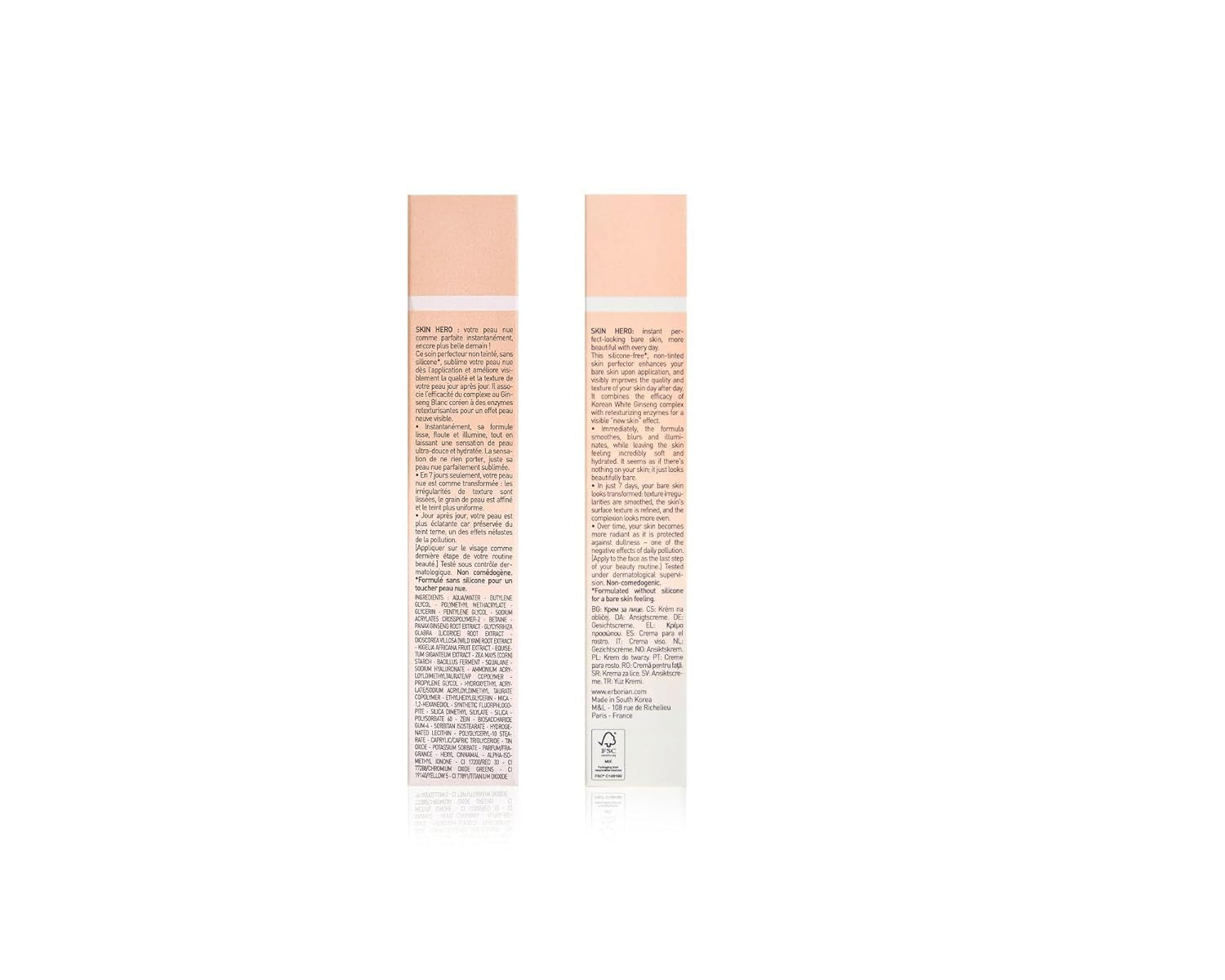 Skin Hero Perfector, Non-Tinted Concealer & Makeup Primer Hydrates, Smooths Texture, Blurs & Illuminates, Glass‑Skin Base, Korean Skincare