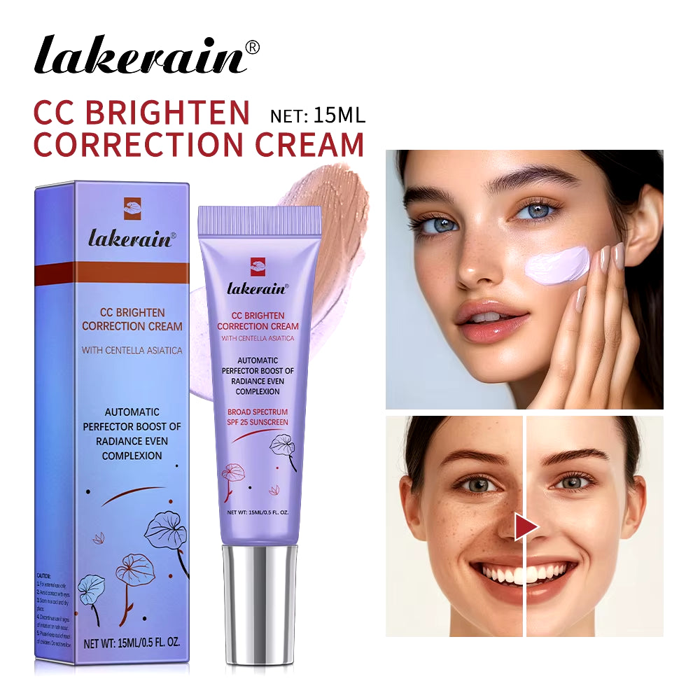 Moisturizing Correcting CC Cream Waterproof Anti-Sweat Makeup before Concealer Lasting Women Makeup Protect Skin Erborian Make