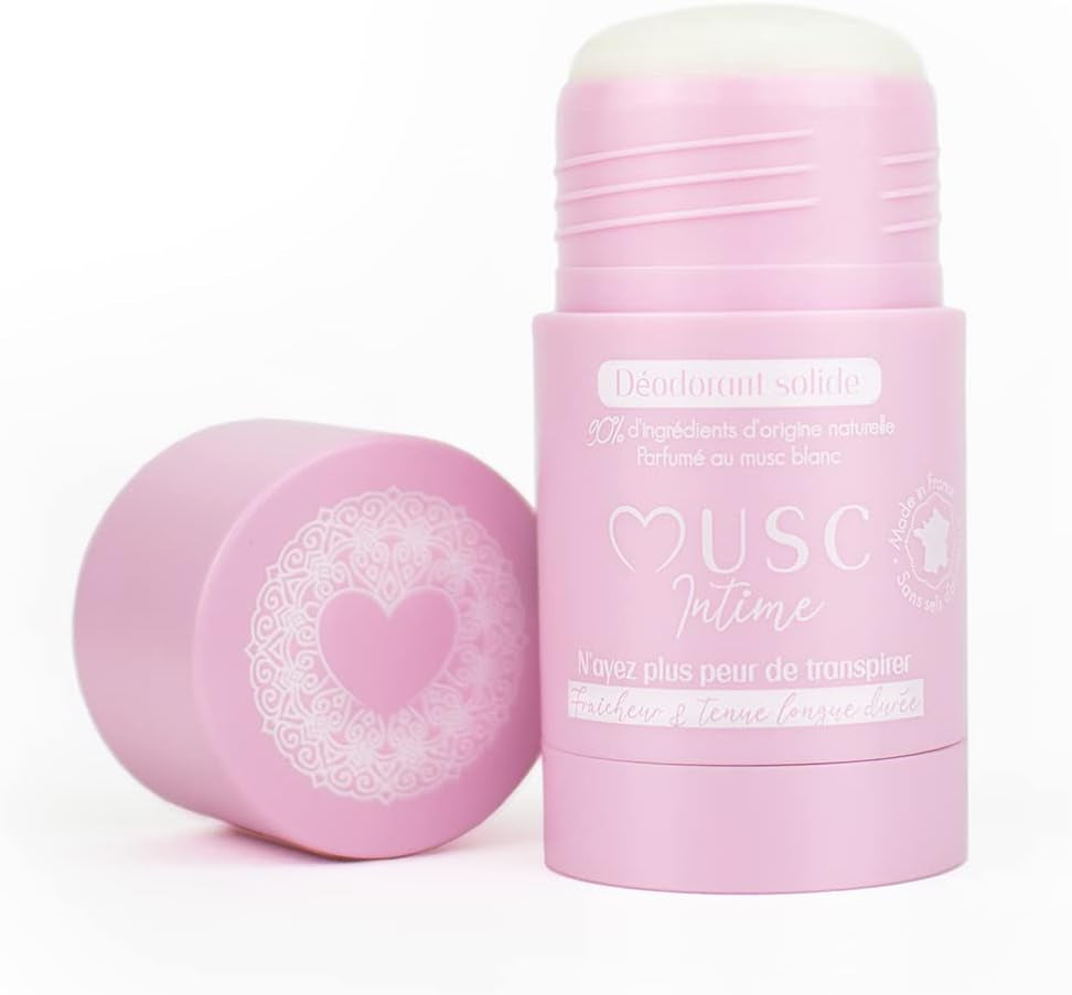 La Marque Officielle - Lot De 3 - Déodorant - anti Transpirant - Musc Blanc - L'Irrésistible - 95% Ingrédients Naturels - Sans Sel D'Aluminium Ni Pertubateur Endocrinien - 3 X 50G