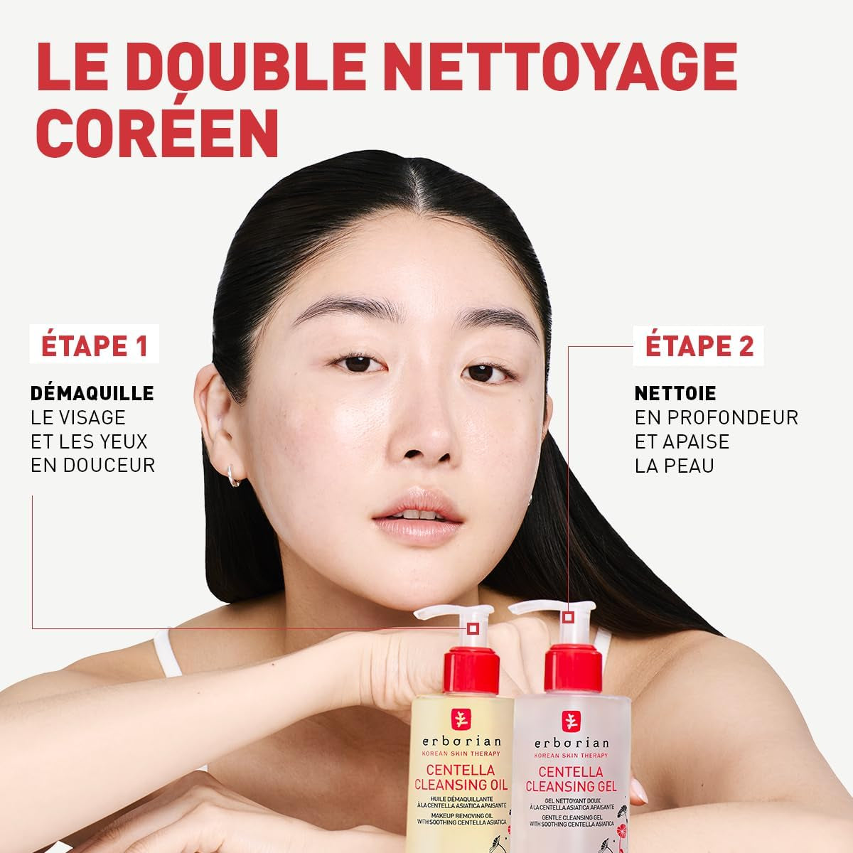 - Centella Cleansing Gel - Gel Nettoyant Doux Pour Visage À La Centella Asiatica - Tous Types De Peaux - Soin Cosmétique Coréen - 180Ml