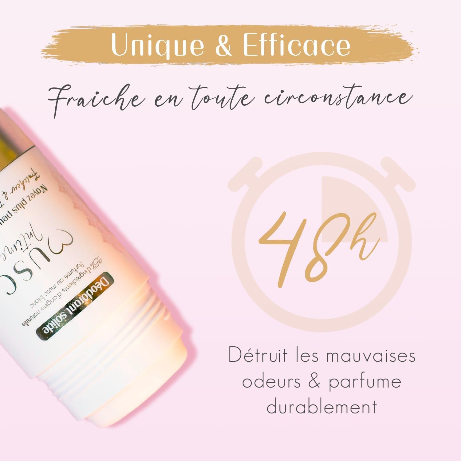 La Marque Officielle - L'Intime Rituel Musqué - Mousse Intime & Parfum Intime & Déodorants & Lingettes - Monoï Oriental - Rayonnante - 4 Étapes Fraîcheur - 150Ml & 30Ml & 50G & 30 Unités