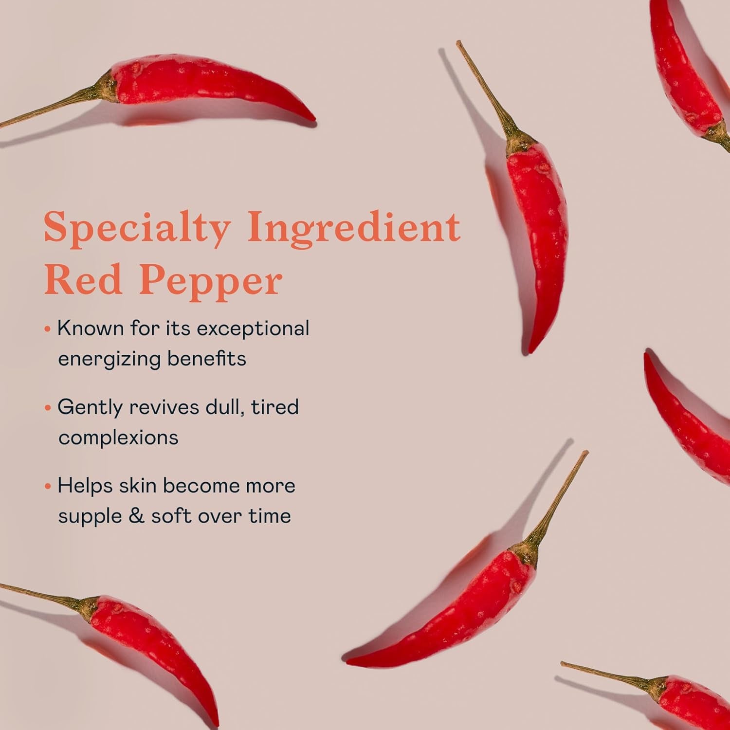 Red Pepper Pulp Hydrating & Energizing Gel - Facial Moisturizer for Brightened, Refreshed & Plumped Skin - Radiance Boosting Moisturizing Cream - Korean Skin Therapy