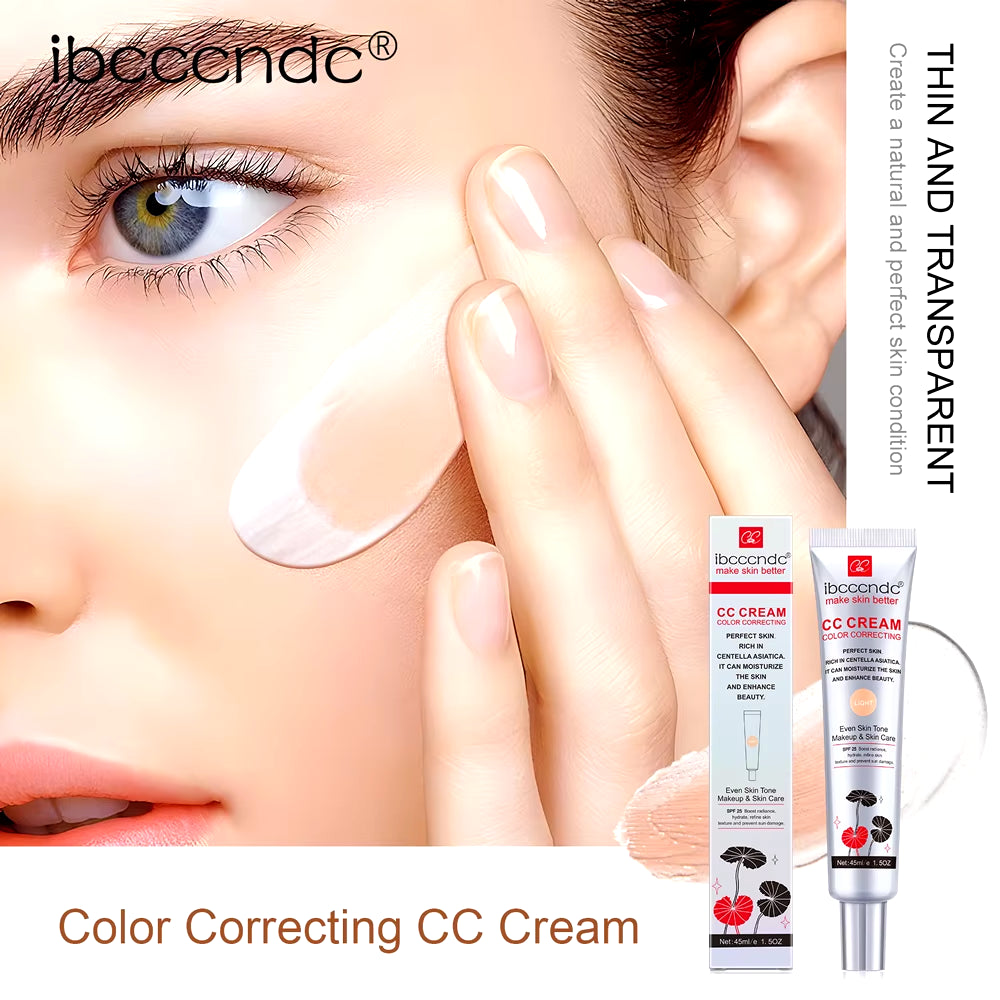 Moisturizing Correcting CC Cream Waterproof Anti-Sweat Makeup before Concealer Lasting Women Makeup Protect Skin Erborian Make